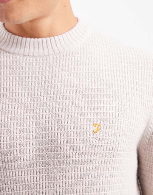 Farah – Allerton – Sweter w kremowym kolorze, 5 z 5