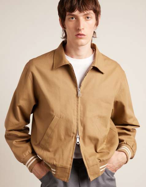 Farah Archive collection bomber jacket in beige - view 1