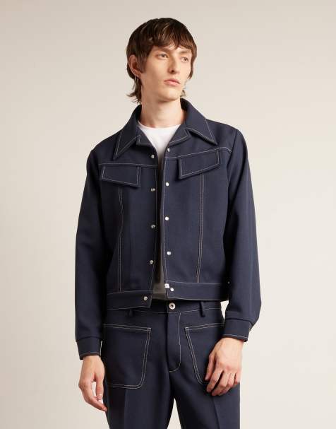 Farah Archive collection pendale denim jacket in dark indigo  - view 1