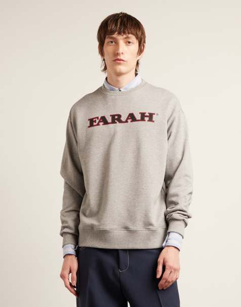 Farah Archive collection Sauzal sweatshirt in grey marl - view 1