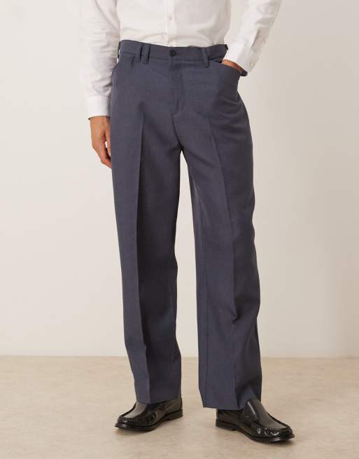 Farah Archive twill trousers in indigo - MBLUE