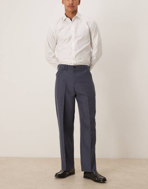 Farah Archive twill trousers in indigo, 2 of 5