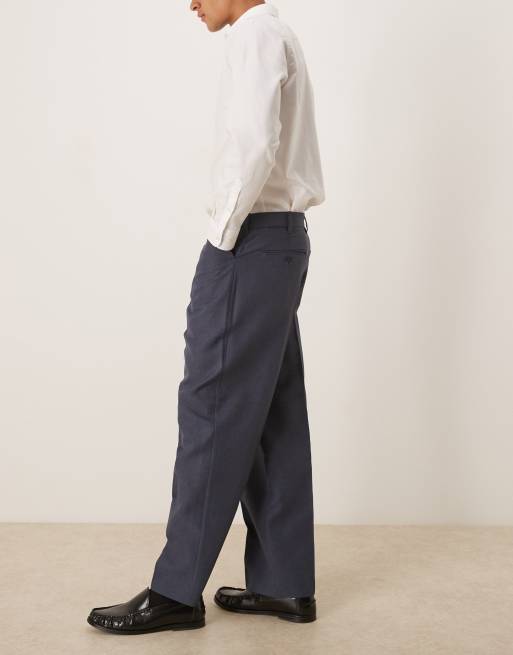 Farah Archive twill trousers in indigo, 3 of 5