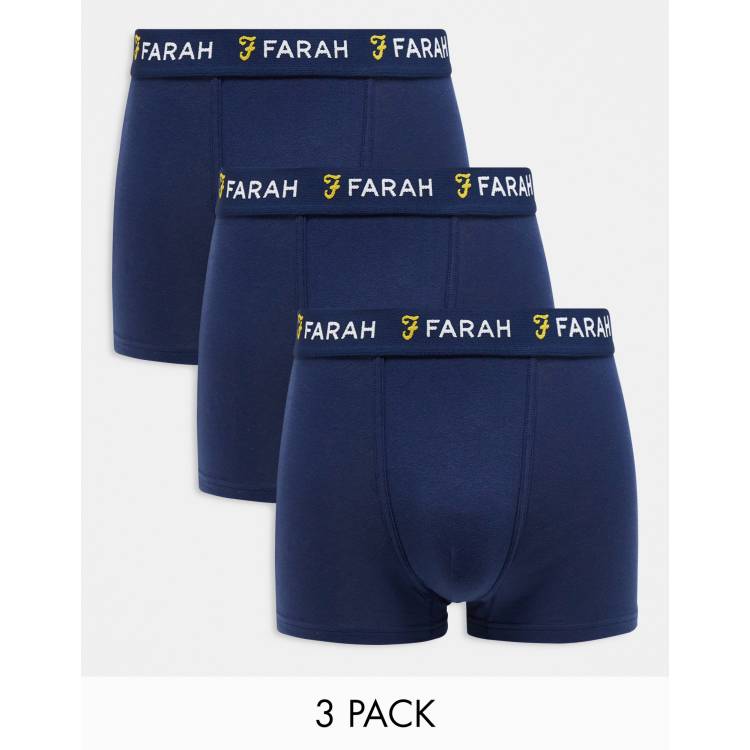 Farah Aveleer Boxer Uomo Misura Confezione 3 (L, Confezione Da 3 - Foto 7