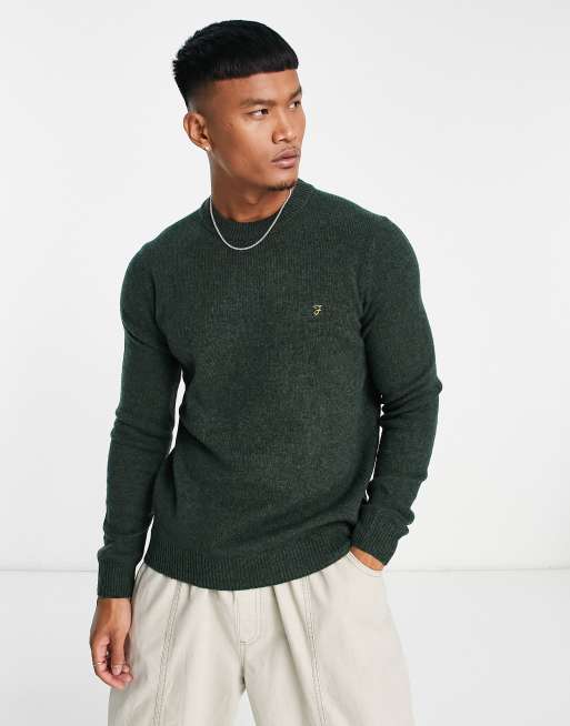 Green lambswool cheap jumper