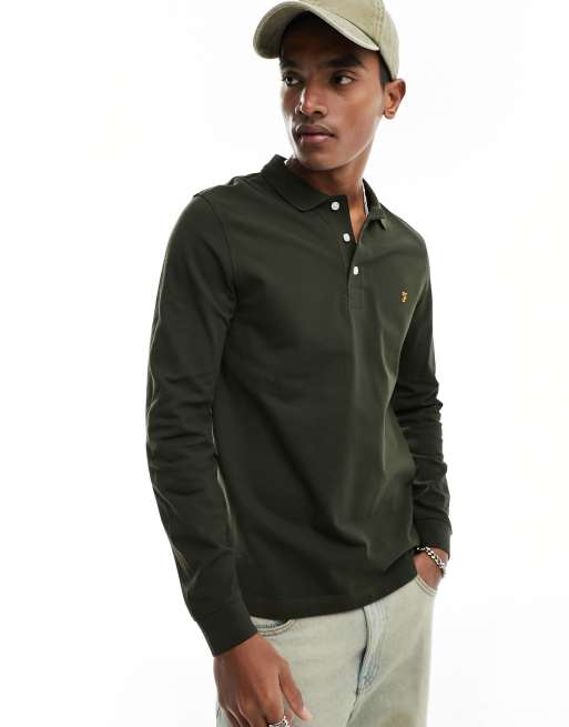 Long sleeve cheap farah polo