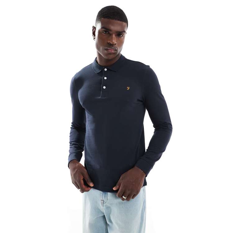 Farah long sleeve polo hotsell