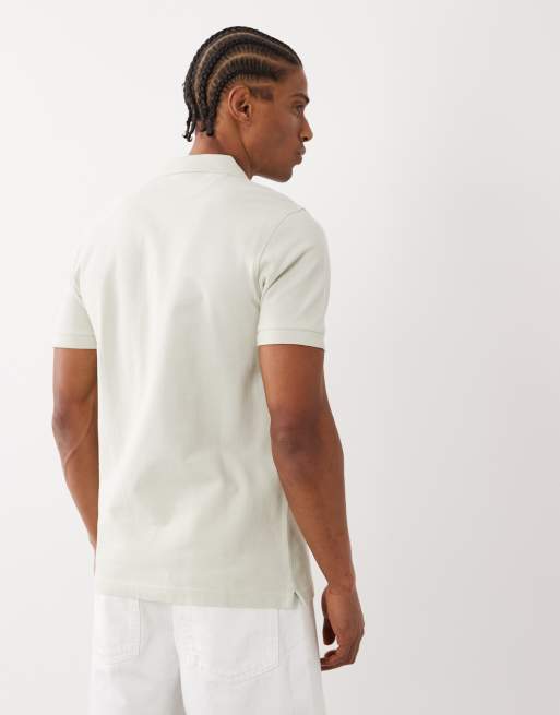 Farah Blanes short sleeve logo polo in light green, 3 of 5