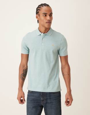 Farah Blanes Short Sleeve Logo Polo Shirt In Green