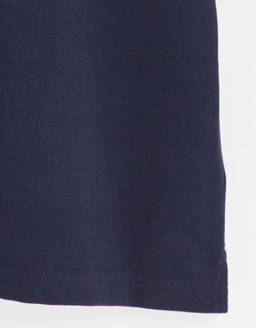Farah Blanes short sleeve polo shirt in navy, 4 of 4