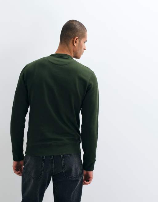 Farah bluza z okrągłym dekoltem w kolorze zielonym, 3 z 5