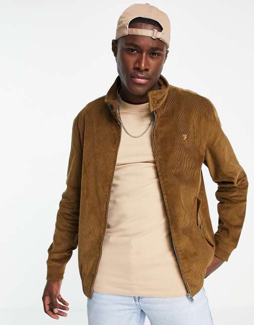 Farah - Bowie - Giacca harrington in velluto a coste