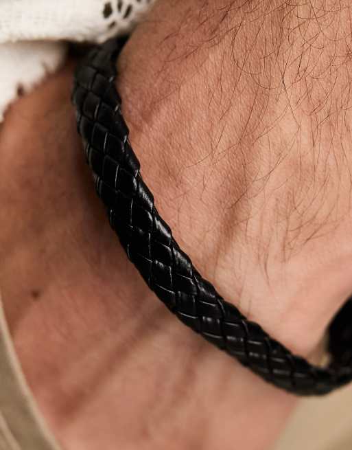 Farah - Bracciale intrecciato nero