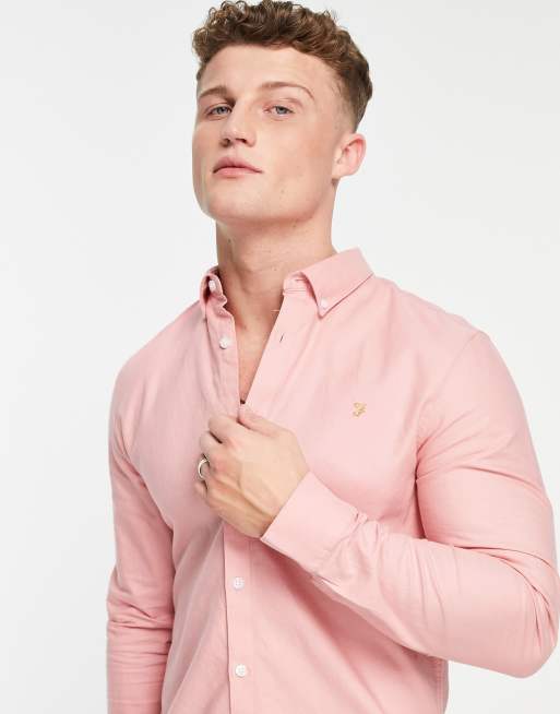 Farah - Brewer - Camicia rosa 