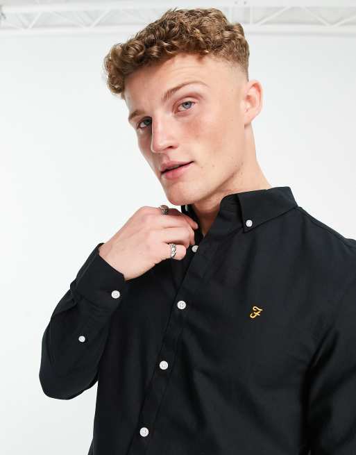 Farah brewer long deals sleeve shirt