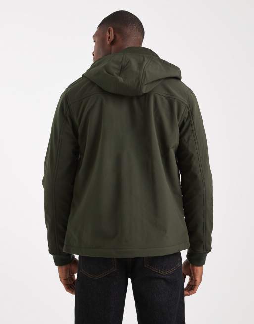 Farah Brydon softshell jacket in dark green, 3 of 5
