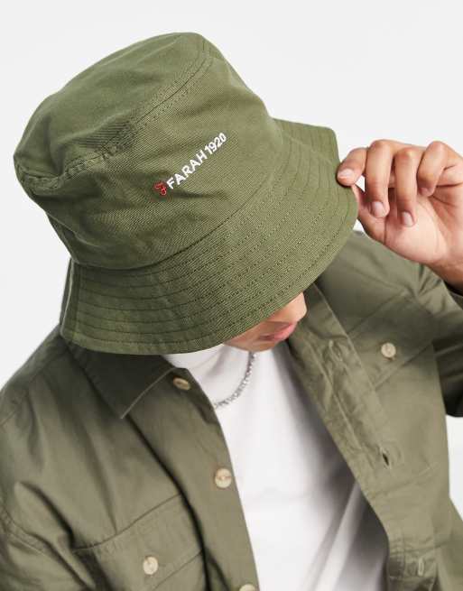 Farah bucket hat in khaki