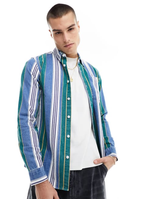 Farah denim shirt hot sale