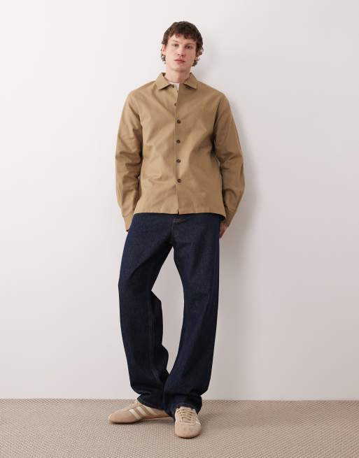 Farah - Callier - Giacca beige con bottoni e logo, 2 di 5
