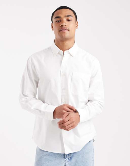 Farah Callier long sleeve shirt in white - WHITE