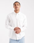 [Farah] Farah Callier long sleeve shirt in white S WHITE