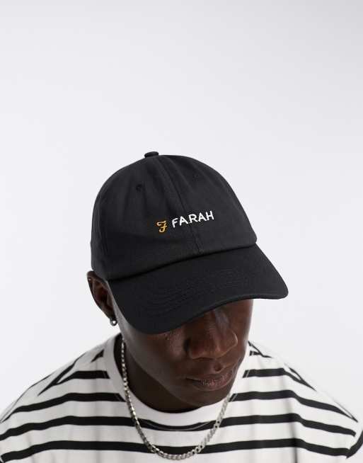 Farah - Cappellino classico con logo nero