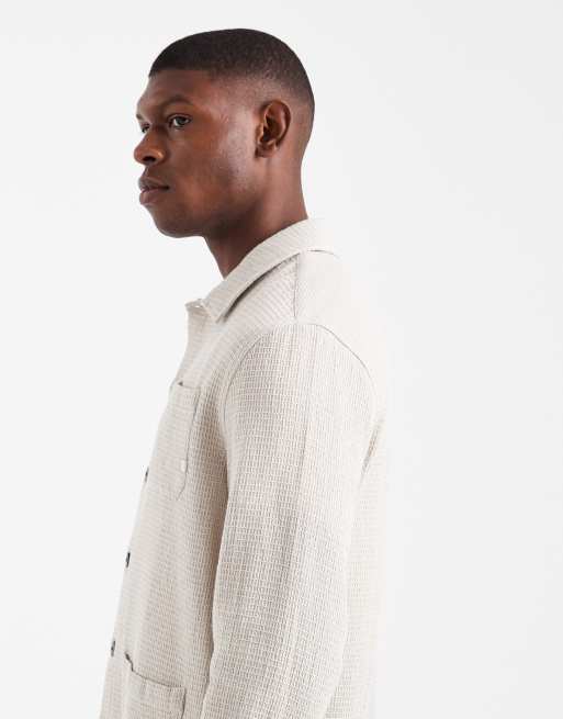 Farah – Castlefield – Gräddvit skjorta med långa ärmar, 4 av 5