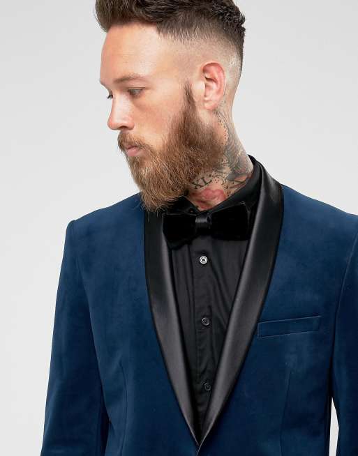 Farah Chillingworth Blazer ajuste en velours
