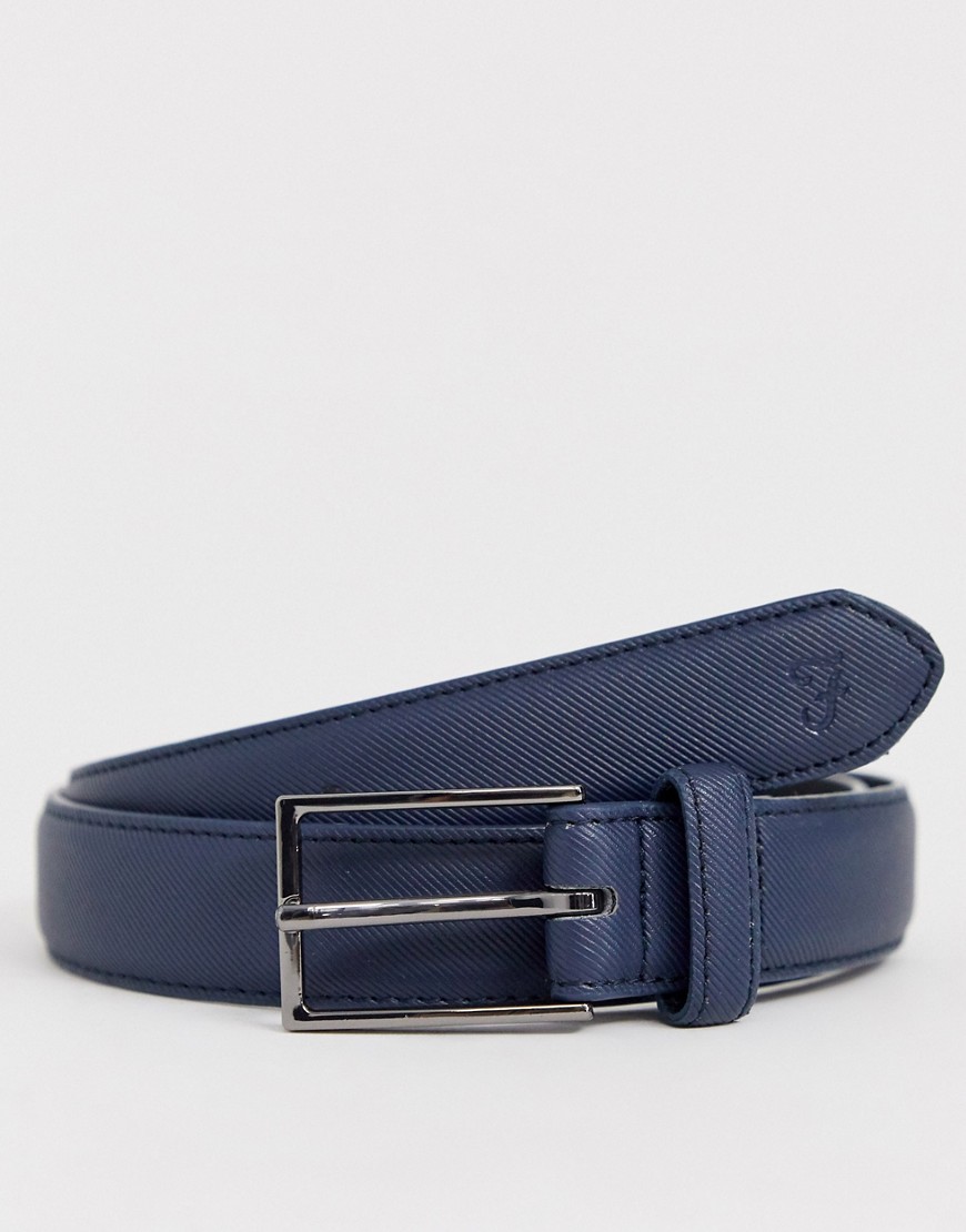 Farah - Cintura da 30 mm blu navy