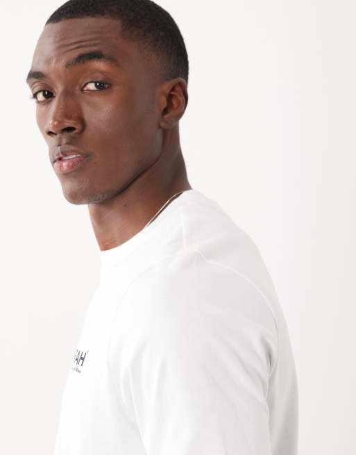 Farah - Clissold - T-shirt à logo graphique - Blanc, 4 de 5