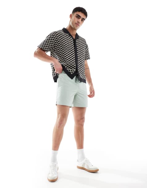 Farah – Colbert – Badeshorts in Salbeigrün - view 1