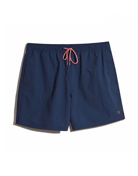 Farah colbert swim shorts in mid blue