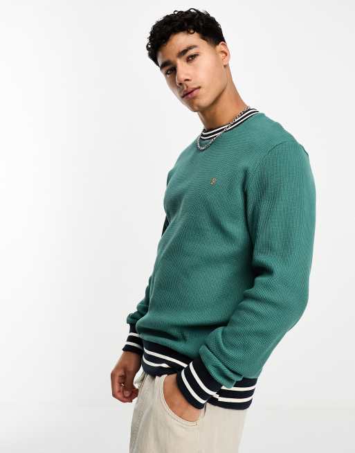 Farah – Copely – Sweatshirt in Tannengrün