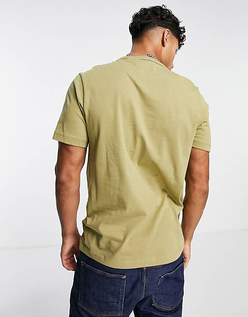 T-Shirts & Vests Farah Danny organic cotton t-shirt in green 
