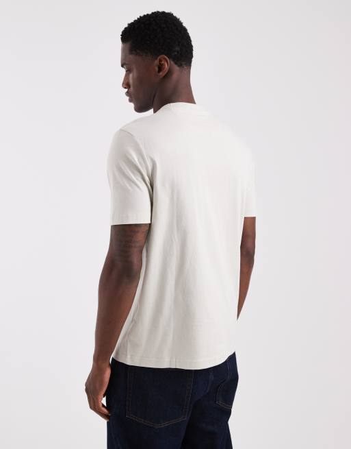 Farah - Danny - Regular-fit T-shirt in crème, 3 van 5