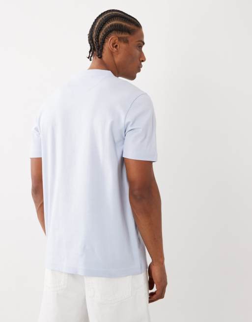 Farah - Danny - T-shirt classica azzurra con logo, 3 di 5