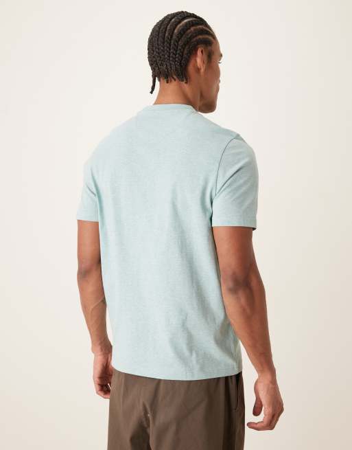 Farah - Danny - T-shirt classique à manches courtes et logo - Vert pâle, 3 de 5