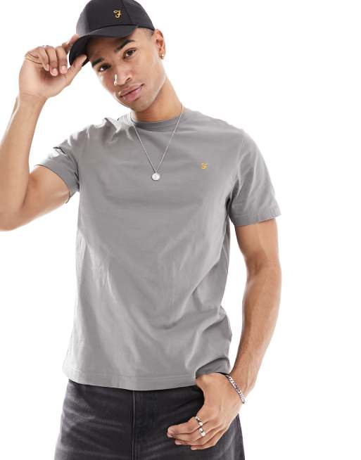 Farah - Danny - T-shirt in grijs