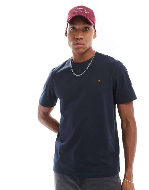 Farah danny t-shirt in navy - view 1