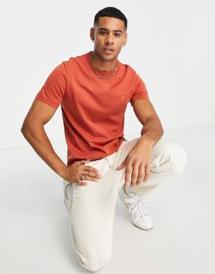 Farah Farah Danny t-shirt in orange