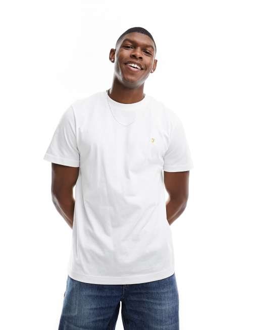 Farah danny t-shirt in white | ASOS