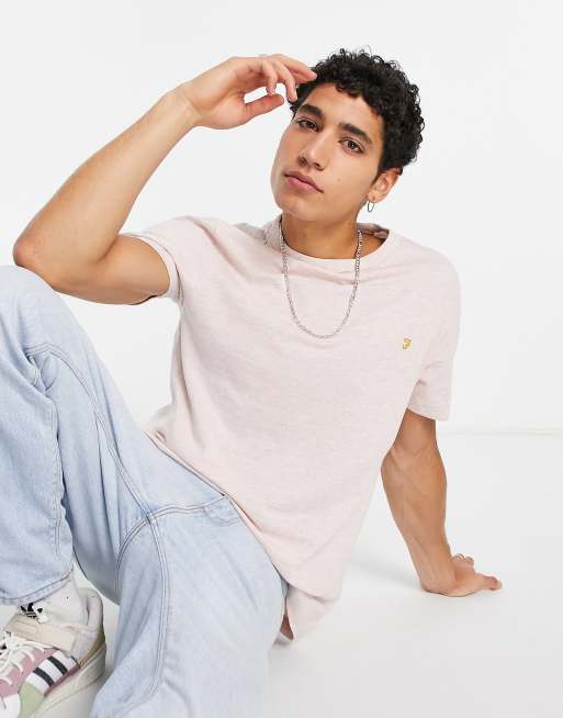 Farah - Danny - T-shirt - Rose chiné