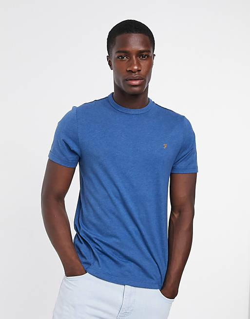 T-Shirts & Vests Farah Dennis t-shirt in blue 