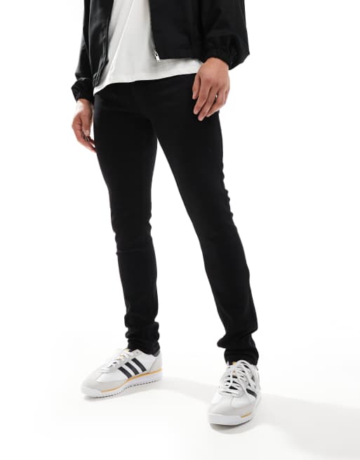 Farah – Drake – Dopasowane czarne jeansy