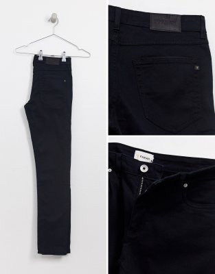 farah black jeans
