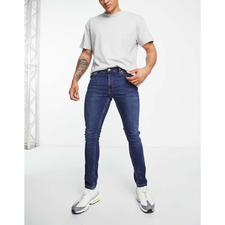 Farah Drake skinny jeans in mid wash