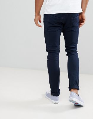 navy twill jeans