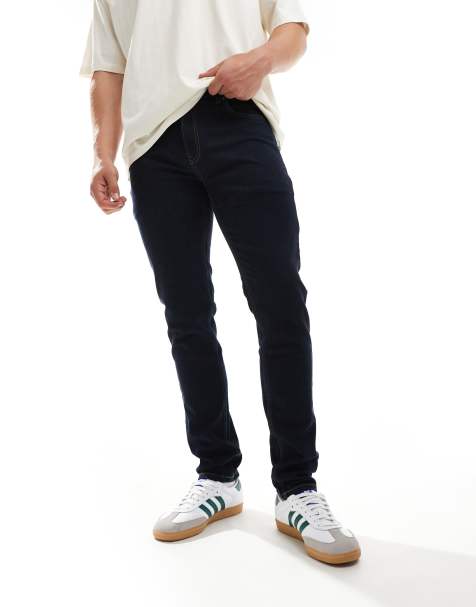 Farah Drake slim jeans in denim rinse - view 1