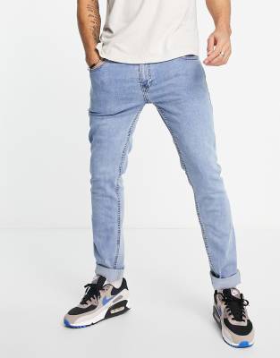 Farah Drake stretch jeans in light wash  - ASOS Price Checker