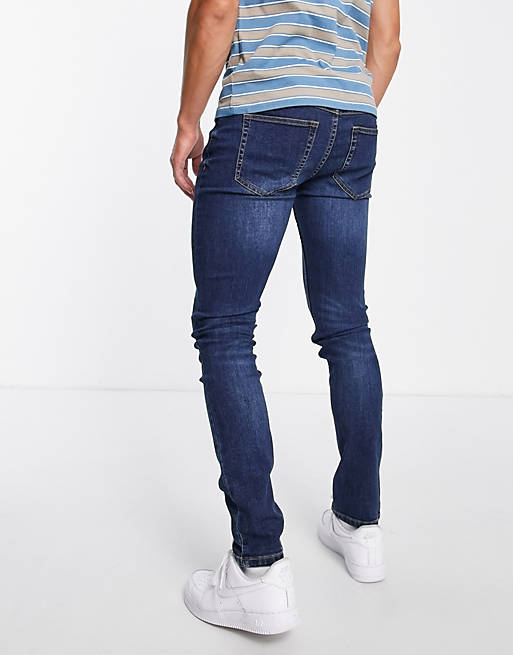 Farah The Drake Super Slim Fit Jeans Navy 
